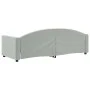 Light gray velvet sofa bed 80x200 cm by vidaXL, Beds and slatted bases - Ref: Foro24-354129, Price: 182,14 €, Discount: %