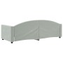 Sofá cama terciopelo gris claro 80x200 cm de vidaXL, Camas y somieres - Ref: Foro24-354129, Precio: 184,90 €, Descuento: %