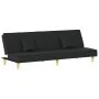 Sofá cama de tela negro de vidaXL, Sofás - Ref: Foro24-351902, Precio: 252,56 €, Descuento: %