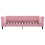 Rosafarbenes Samtschlafsofa 90x200 cm von vidaXL, Betten und Lattenroste - Ref: Foro24-354247, Preis: 190,39 €, Rabatt: %