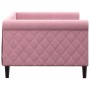 Rosafarbenes Samtschlafsofa 90x200 cm von vidaXL, Betten und Lattenroste - Ref: Foro24-354247, Preis: 190,39 €, Rabatt: %