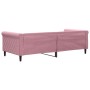 Rosafarbenes Samtschlafsofa 90x200 cm von vidaXL, Betten und Lattenroste - Ref: Foro24-354247, Preis: 190,39 €, Rabatt: %