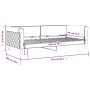 Rosafarbenes Samtschlafsofa 90x200 cm von vidaXL, Betten und Lattenroste - Ref: Foro24-354247, Preis: 190,39 €, Rabatt: %