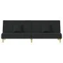 Sofá cama de tela negro de vidaXL, Sofás - Ref: Foro24-351902, Precio: 252,56 €, Descuento: %