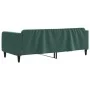 Sofá cama terciopelo verde oscuro 90x200 cm de vidaXL, Camas y somieres - Ref: Foro24-354088, Precio: 183,32 €, Descuento: %