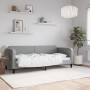 Sofá cama tela gris claro 80x200 cm de vidaXL, Camas y somieres - Ref: Foro24-354028, Precio: 188,71 €, Descuento: %
