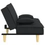 Sofá cama de tela negro de vidaXL, Sofás - Ref: Foro24-351902, Precio: 252,56 €, Descuento: %