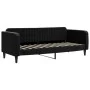 Sofá cama terciopelo negro 80x200 cm de vidaXL, Camas y somieres - Ref: Foro24-354083, Precio: 179,64 €, Descuento: %