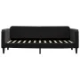 Sofá cama terciopelo negro 80x200 cm de vidaXL, Camas y somieres - Ref: Foro24-354083, Precio: 179,64 €, Descuento: %