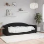 Sofá cama terciopelo negro 80x200 cm de vidaXL, Camas y somieres - Ref: Foro24-354133, Precio: 176,30 €, Descuento: %