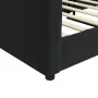 Sofá cama terciopelo negro 80x200 cm de vidaXL, Camas y somieres - Ref: Foro24-354133, Precio: 176,30 €, Descuento: %