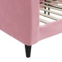 Sofá cama terciopelo rosa 90x200 cm de vidaXL, Camas y somieres - Ref: Foro24-354089, Precio: 198,32 €, Descuento: %