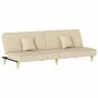 Cream fabric sofa bed by vidaXL, Sofas - Ref: Foro24-351903, Price: 263,93 €, Discount: %