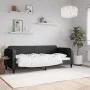 Sofá cama tela negro 80x200 cm de vidaXL, Camas y somieres - Ref: Foro24-354030, Precio: 179,43 €, Descuento: %