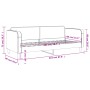 Sofá cama tela negro 80x200 cm de vidaXL, Camas y somieres - Ref: Foro24-354030, Precio: 184,38 €, Descuento: %