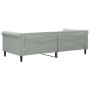 Hellgraues Samtschlafsofa 90x190 cm von vidaXL, Betten und Lattenroste - Ref: Foro24-354257, Preis: 189,86 €, Rabatt: %