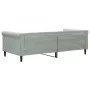Hellgraues Samtschlafsofa 90x190 cm von vidaXL, Betten und Lattenroste - Ref: Foro24-354257, Preis: 187,08 €, Rabatt: %