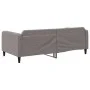 Sofá cama tela gris taupe 100x200 cm de vidaXL, Camas y somieres - Ref: Foro24-354041, Precio: 194,39 €, Descuento: %