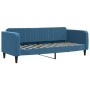 Blaues Samtschlafsofa 80x200 cm von vidaXL, Betten und Lattenroste - Ref: Foro24-354078, Preis: 182,61 €, Rabatt: %