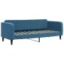 Sofá cama terciopelo azul 80x200 cm de vidaXL, Camas y somieres - Ref: Foro24-354078, Precio: 179,94 €, Descuento: %