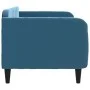 Sofá cama terciopelo azul 80x200 cm de vidaXL, Camas y somieres - Ref: Foro24-354078, Precio: 179,94 €, Descuento: %