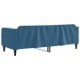 Blaues Samtschlafsofa 80x200 cm von vidaXL, Betten und Lattenroste - Ref: Foro24-354078, Preis: 182,61 €, Rabatt: %