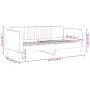 Sofá cama terciopelo azul 80x200 cm de vidaXL, Camas y somieres - Ref: Foro24-354078, Precio: 179,94 €, Descuento: %