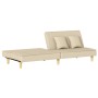 Cream fabric sofa bed by vidaXL, Sofas - Ref: Foro24-351903, Price: 268,85 €, Discount: %