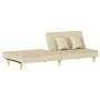 Cream fabric sofa bed by vidaXL, Sofas - Ref: Foro24-351903, Price: 263,93 €, Discount: %