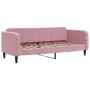Rosafarbenes Samtschlafsofa 80x200 cm von vidaXL, Betten und Lattenroste - Ref: Foro24-354082, Preis: 183,18 €, Rabatt: %