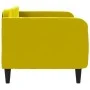 Gelbes Samtschlafsofa 80x200 cm von vidaXL, Betten und Lattenroste - Ref: Foro24-354084, Preis: 174,95 €, Rabatt: %