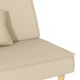 Cream fabric sofa bed by vidaXL, Sofas - Ref: Foro24-351903, Price: 268,85 €, Discount: %