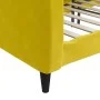 Gelbes Samtschlafsofa 80x200 cm von vidaXL, Betten und Lattenroste - Ref: Foro24-354084, Preis: 174,95 €, Rabatt: %