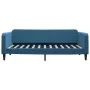 Sofá cama terciopelo azul 100x200 cm de vidaXL, Camas y somieres - Ref: Foro24-354092, Precio: 192,17 €, Descuento: %