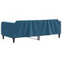 Sofá cama terciopelo azul 100x200 cm de vidaXL, Camas y somieres - Ref: Foro24-354092, Precio: 196,03 €, Descuento: %