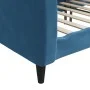 Sofá cama terciopelo azul 100x200 cm de vidaXL, Camas y somieres - Ref: Foro24-354092, Precio: 192,17 €, Descuento: %