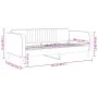 Sofá cama terciopelo azul 100x200 cm de vidaXL, Camas y somieres - Ref: Foro24-354092, Precio: 192,17 €, Descuento: %