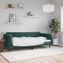 Dark green velvet sofa bed 100x200 cm by vidaXL, Beds and slatted bases - Ref: Foro24-354095, Price: 190,47 €, Discount: %