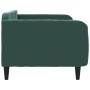 Dark green velvet sofa bed 100x200 cm by vidaXL, Beds and slatted bases - Ref: Foro24-354095, Price: 190,47 €, Discount: %