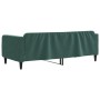 Dark green velvet sofa bed 100x200 cm by vidaXL, Beds and slatted bases - Ref: Foro24-354095, Price: 190,47 €, Discount: %