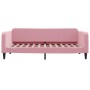 Sofá cama terciopelo rosa 100x200 cm de vidaXL, Camas y somieres - Ref: Foro24-354096, Precio: 190,93 €, Descuento: %