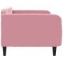 Sofá cama terciopelo rosa 100x200 cm de vidaXL, Camas y somieres - Ref: Foro24-354096, Precio: 190,93 €, Descuento: %