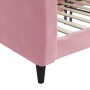 Sofá cama terciopelo rosa 100x200 cm de vidaXL, Camas y somieres - Ref: Foro24-354096, Precio: 190,93 €, Descuento: %