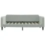 Light gray velvet sofa bed 90x190 cm by vidaXL, Beds and slatted bases - Ref: Foro24-354099, Price: 177,12 €, Discount: %