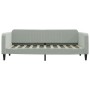 Sofá cama terciopelo gris claro 90x190 cm de vidaXL, Camas y somieres - Ref: Foro24-354099, Precio: 179,82 €, Descuento: %