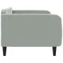 Light gray velvet sofa bed 90x190 cm by vidaXL, Beds and slatted bases - Ref: Foro24-354099, Price: 177,12 €, Discount: %