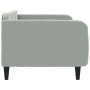 Sofá cama terciopelo gris claro 90x190 cm de vidaXL, Camas y somieres - Ref: Foro24-354099, Precio: 179,82 €, Descuento: %