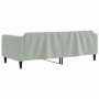 Sofá cama terciopelo gris claro 90x190 cm de vidaXL, Camas y somieres - Ref: Foro24-354099, Precio: 179,82 €, Descuento: %