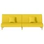 Hellgelbes Schlafsofa aus Stoff von vidaXL, Sofas - Ref: Foro24-351904, Preis: 258,93 €, Rabatt: %