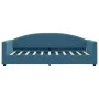 Blaues Samtschlafsofa 80x200 cm von vidaXL, Betten und Lattenroste - Ref: Foro24-354128, Preis: 177,08 €, Rabatt: %
